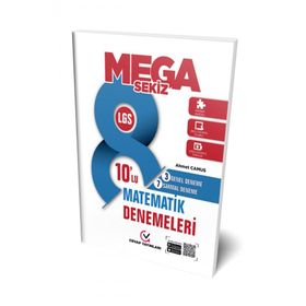2022 8. Sınıf LGS MEGA Matematik 10 lu Denemeleri Cevap Yayınları