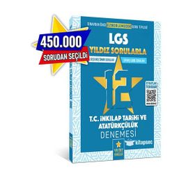 2022 8. Sınıf LGS T.C İnkılap Tarihi Ve Atatürkçülük 12 Deneme Video Çözümlü Yıldız Sorular