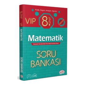 2022 8. Sınıf Vip Matematik Soru Bankası Editör Yayınları