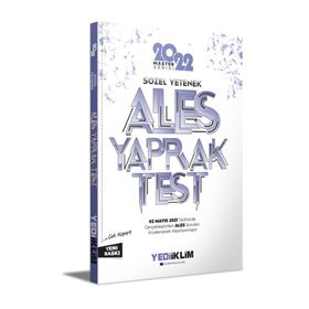 2022 Ales Sözel Yetenek Çek Kopart Yaprak Test Yediiklim Yayınları