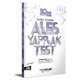 2022 Ales Sözel Yetenek Çek Kopart Yaprak Test Yediiklim Yayınları