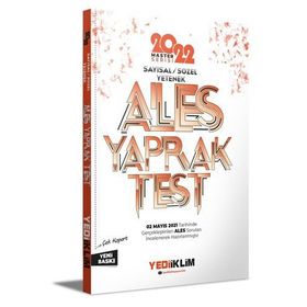 2022 Ales Sözel Yetenek Çek Kopart Yaprak Test Yediiklim Yayınları