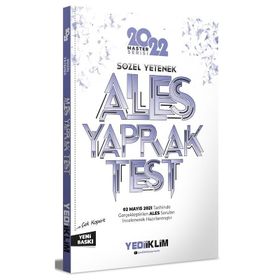 2022 ALES Sözel Yetenek Çek Kopart Yaprak Test