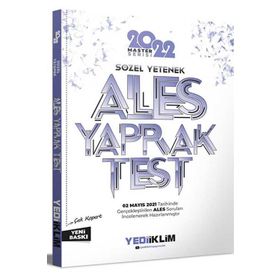 2022 ALES Sözel Yetenek Çek Kopart Yaprak Test