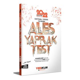 2022 ALES Sözel Yetenek Çek Kopart Yaprak Test