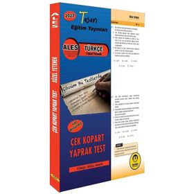 2022 ALES Sözel Yetenek Çek Kopart Yaprak Test