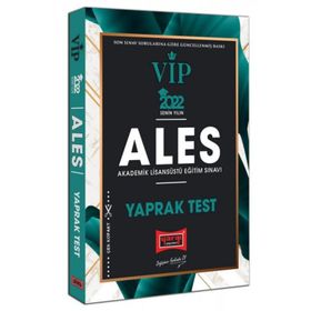 2022 Ales VIP Yaprak Test Yargı Yayınevi