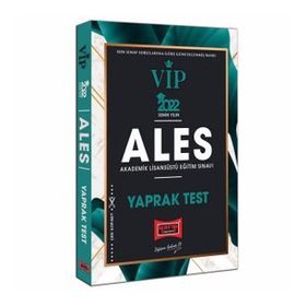 2022 Ales VIP Yaprak Test Yargı Yayınevi