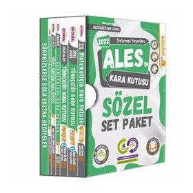 2022 Alesin Kara Kutusu Sözel Set Paket Konu Özetli Dijital Çözümlü Çıkmış Soru Bankası