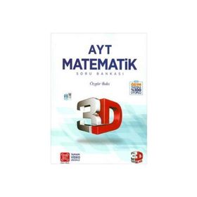 2022 AYT 3D Matematik Tamamı Video Çözümlü Soru Bankası - 3D Yayınları