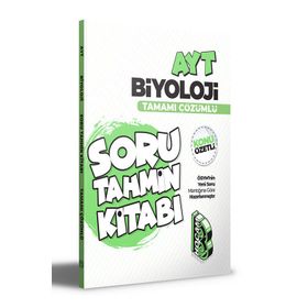 2022 Ayt Biyoloji Konu Özetli ve Tamamı Çözümlü Soru Tahmin Kitabı - Benim Hocam Yayıncılık