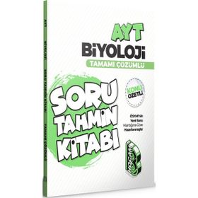 2022 Ayt Biyoloji Konu Özetli ve Tamamı Çözümlü Soru Tahmin Kitabı - Benim Hocam Yayıncılık