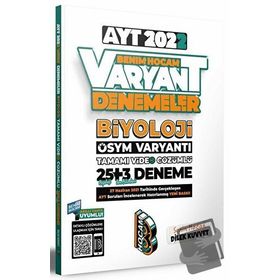 2022 AYT Biyoloji Tamamı Video Çözümlü 25+3 Deneme Sınavı