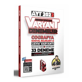2022 AYT Coğrafya Tamamı Video Çözümlü 33 Deneme Sınavı