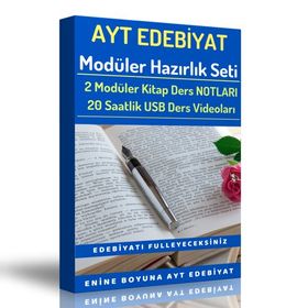 2022 AYT Edebiyat Modüler Seti 2 Kitap + 20 Saatlik Özel Anlatım