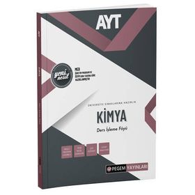 2022 AYT Kimya Ders İşleme Föyü - Pegem Akademi Yayıncılık