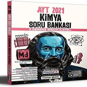 2022 AYT Kimya Soru Bankası 5 Deneme Sınavı İlaveli Pragmatik Serisi