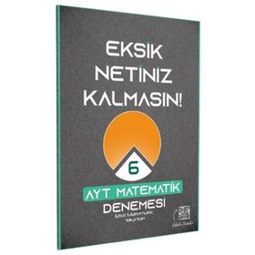 2022 AYT Matematik Eksik Netiniz Kalmasın 6 Deneme Etkili Matematik Yayınları