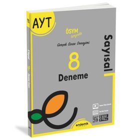 2022 AYT Sayısal 8'li Deneme Sınavı - Endemik Yayınları