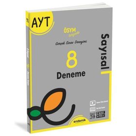 2022 AYT Sayısal 8'li Deneme Sınavı - Endemik Yayınları