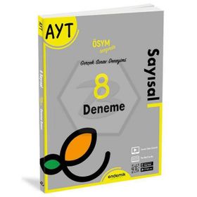 2022 AYT Sayısal 8'li Deneme Sınavı - Endemik Yayınları