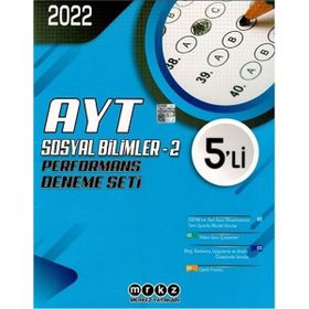 2022 AYT Sosyal Bilimler 2 Performans 5'li Deneme Merkez Yayınları