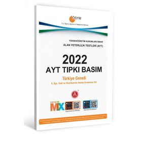 2022 Ayt Tıpkı Basım Alan Yeterlilik Testi 2022 Yılı Sınav Soruları