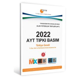 2022 Ayt Tıpkı Basım Alan Yeterlilik Testi 2022 Yılı Sınav Soruları