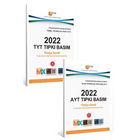 2022 Ayt-Tyt Sınav Seti Tıpkı Basım Seti ( 2022 Yılı Sınav Soruları)