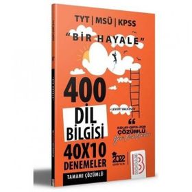 2022 Bir Hayale Serisi Dil Bilgisi Tamamı Çözümlü Deneme Benim Hocam Yayınları