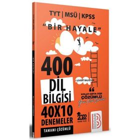 2022 Bir Hayale Serisi Dil Bilgisi Tamamı Çözümlü Deneme Benim Hocam Yayınları