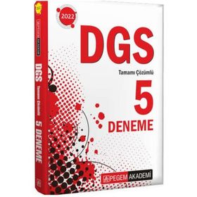 2022 Dgs Tamamı Çözümlü 5 Deneme - Tasarı Eğitim Yayınları