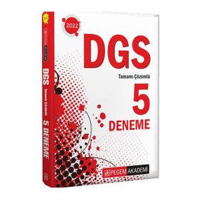 2022 Dgs Tamamı Çözümlü 5 Deneme - Tasarı Eğitim Yayınları