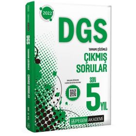 2022 DGS Tamamı Çözümlü Çıkmış Sorular - Tasarı Eğitim Yayınları
