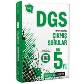2022 DGS Tamamı Çözümlü Çıkmış Sorular - Tasarı Eğitim Yayınları