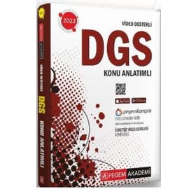 2022 DGS Video Destekli Konu Anlatımlı - Tasarı Eğitim Yayınları