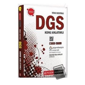 2022 DGS Video Destekli Konu Anlatımlı - Tasarı Eğitim Yayınları