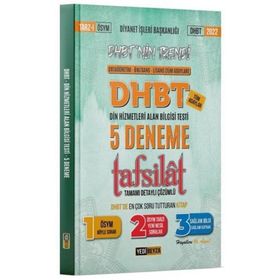 2022 DHBT Tafsilat Çözümlü 5 Deneme