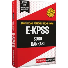 2022 E-KPSS Soru Bankası - Pegem Akademi Yayıncılık
