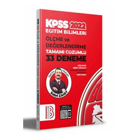 2022 Eğitim Bilimleri Ölçme ve Değerlendirme Tamamı Çözümlü 33 Deneme - Benim Hocam Yayıncılık