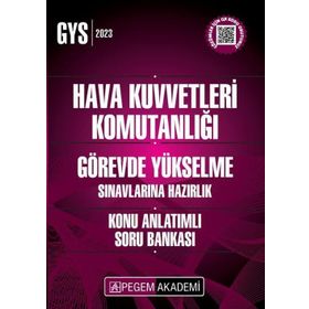 2022 GYS Hava Kuvvetleri Komutanlığı Görevde Yükselme Sınavlarına Hazırlık Konu Anlatımlı Soru Bankası