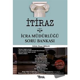 2022 İtiraz İcra Müdürlüğü Soru Bankası Temsil Yayınları