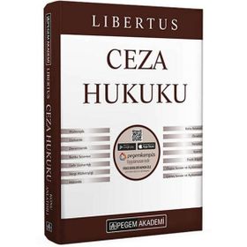 2022 KPSS A Grubu Ceza Hukuku Konu Anlatımlı - Pegem Akademi Yayıncılık