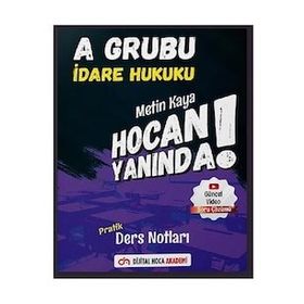 2022 KPSS A Grubu İdare Hukuku Pratik Ders Notları - Dijital Hoca Akademi