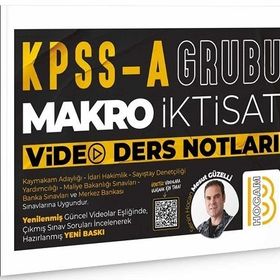 2022 KPSS A Grubu Makro İktisat Pratik Ders Notları - Dijital Hoca Akademi