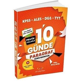 2022 KPSS ALES DGS TYT 10 Günde Paragraf Soru Bankası