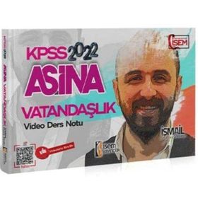 2022 KPSS Aşina Vatandaşlık Video Ders Notu - İsem Yayınları