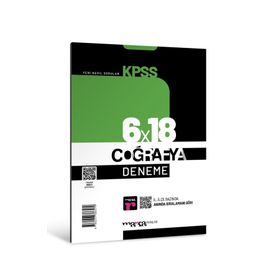 2022 KPSS Coğrafya 6x18 Deneme Tamamı Video Çözümlü - Marka Yayınları