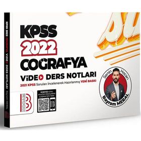 2022 KPSS Coğrafya Video Ders Notları-Benim Hocam Yayınları