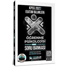 2022 KPSS Eğitim Bilimleri Atölye Serisi Öğrenme Psikolojisi Tamamı Video Çözümlü Soru Bankası-Yediiklim Yayınları